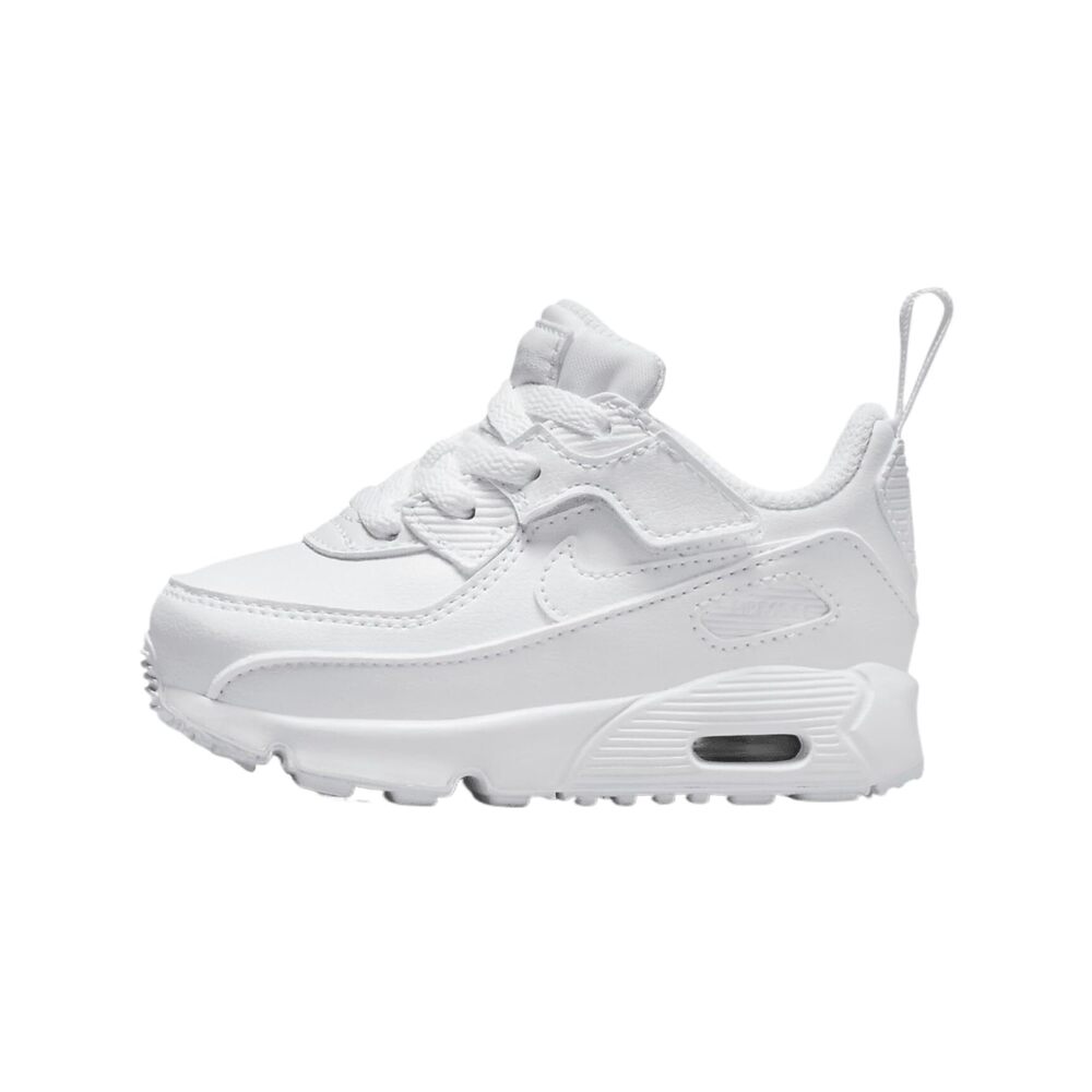 Nike Air Max 90 EasyOn Baby/Toddler Shoes White/Metallic Silver 3